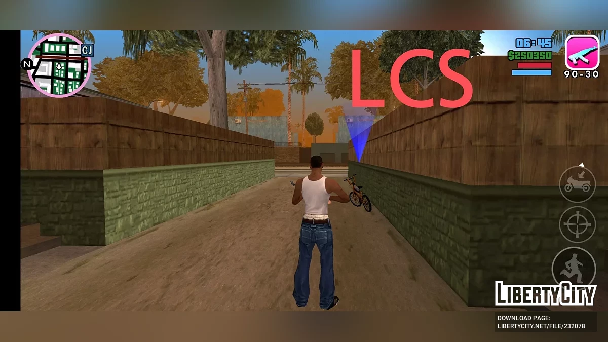 HUD в стиле LCS/VCS / GTA San Andreas (iOS, Android)