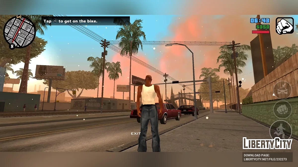 Снегопад как в Liberty City Stories / GTA San Andreas (iOS, Android)
