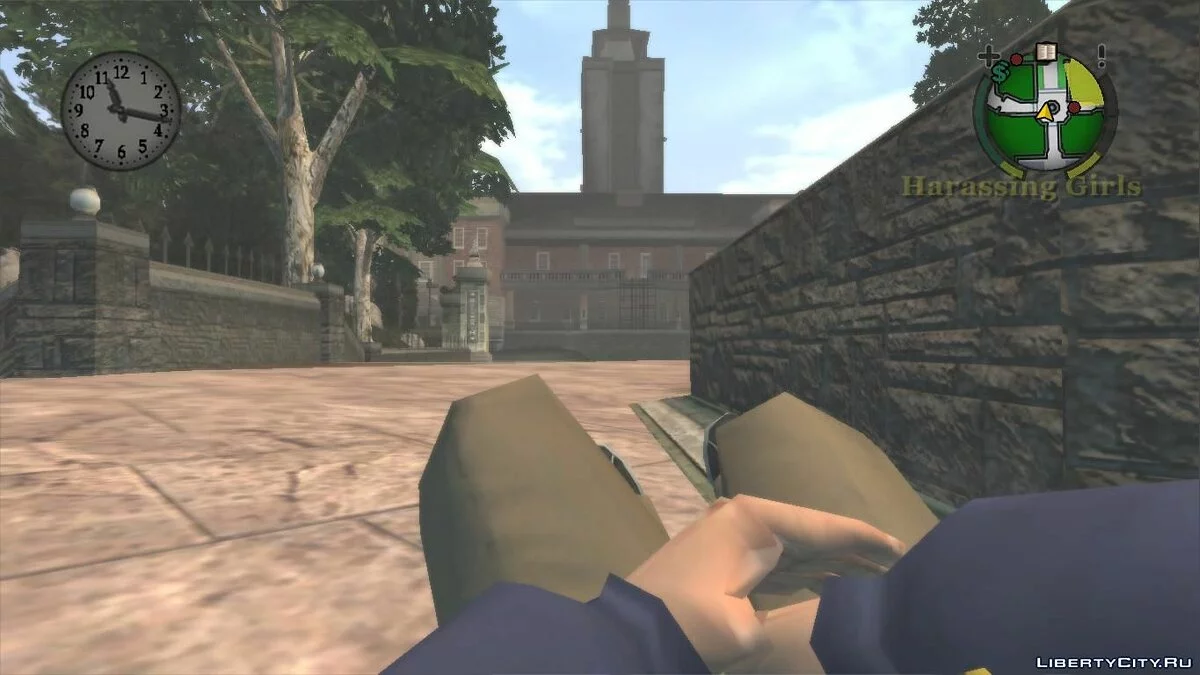 Вид от первого лица/First person mod / Bully: Scholarship Edition