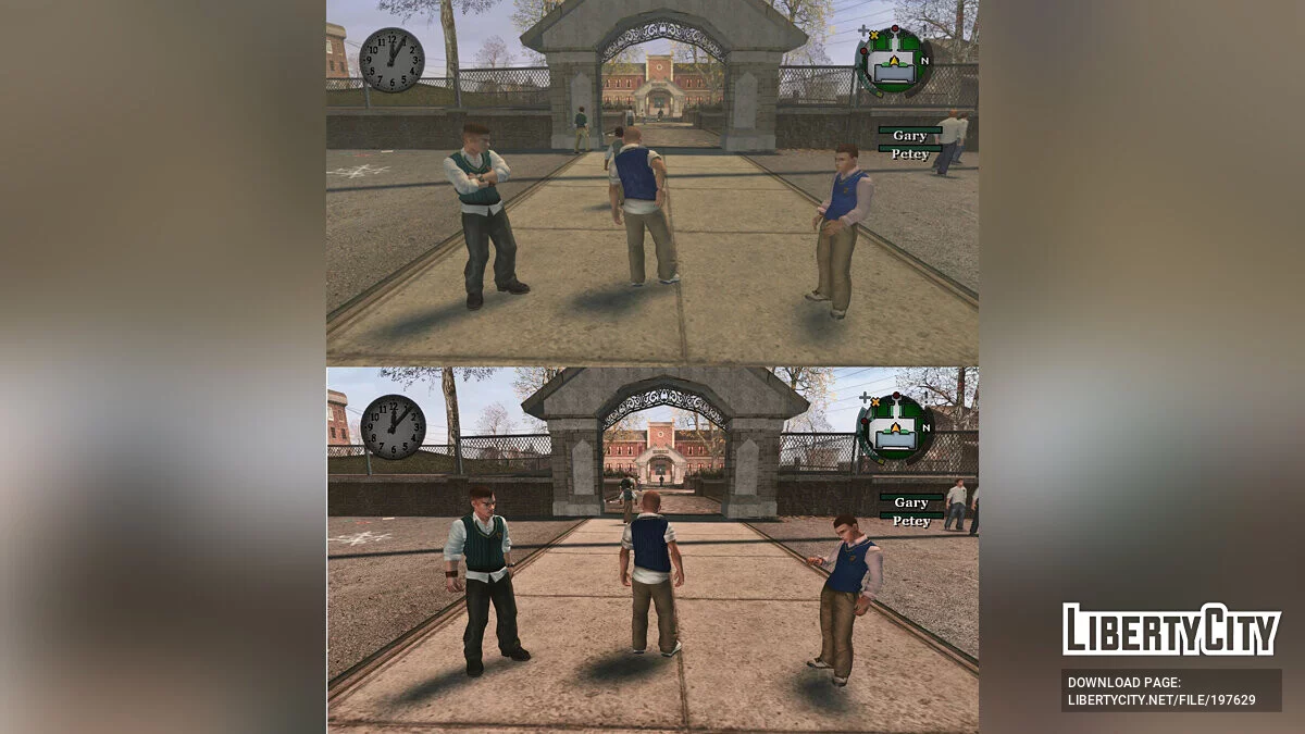 Bully SE — улученная графика / Bully: Scholarship Edition