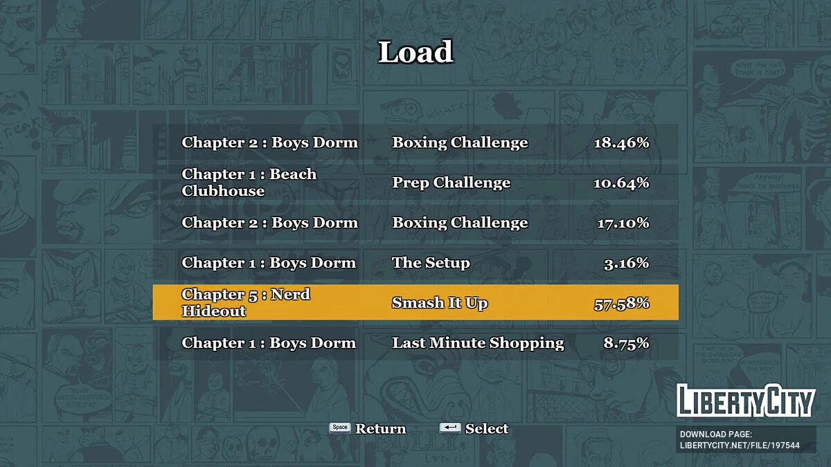 Main Menu Overlay / Bully: Scholarship Edition