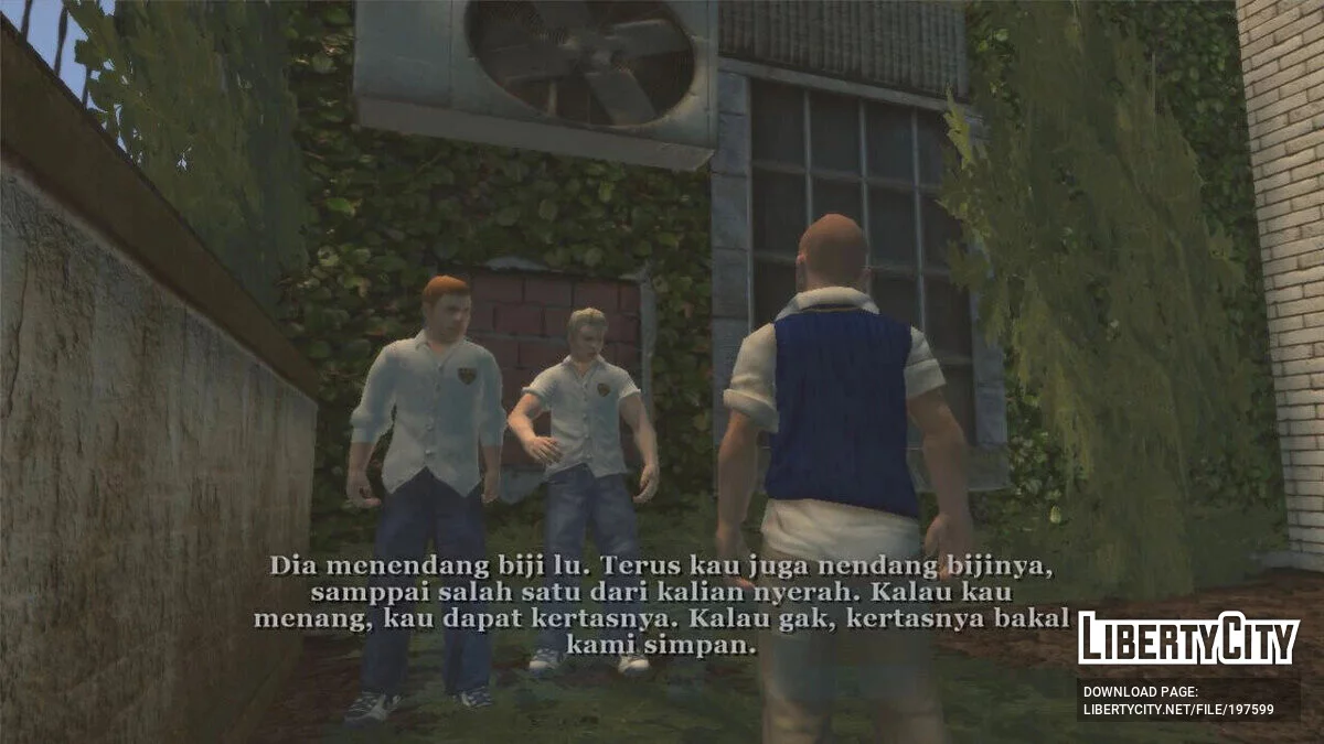 Перевод на индонезийский язык / Bully: Scholarship Edition