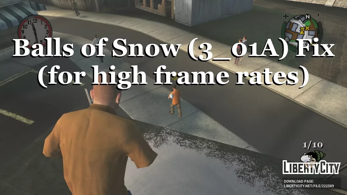 Исправление миссии Balls of Snow (для высоких FPS) / Bully: Scholarship Edition