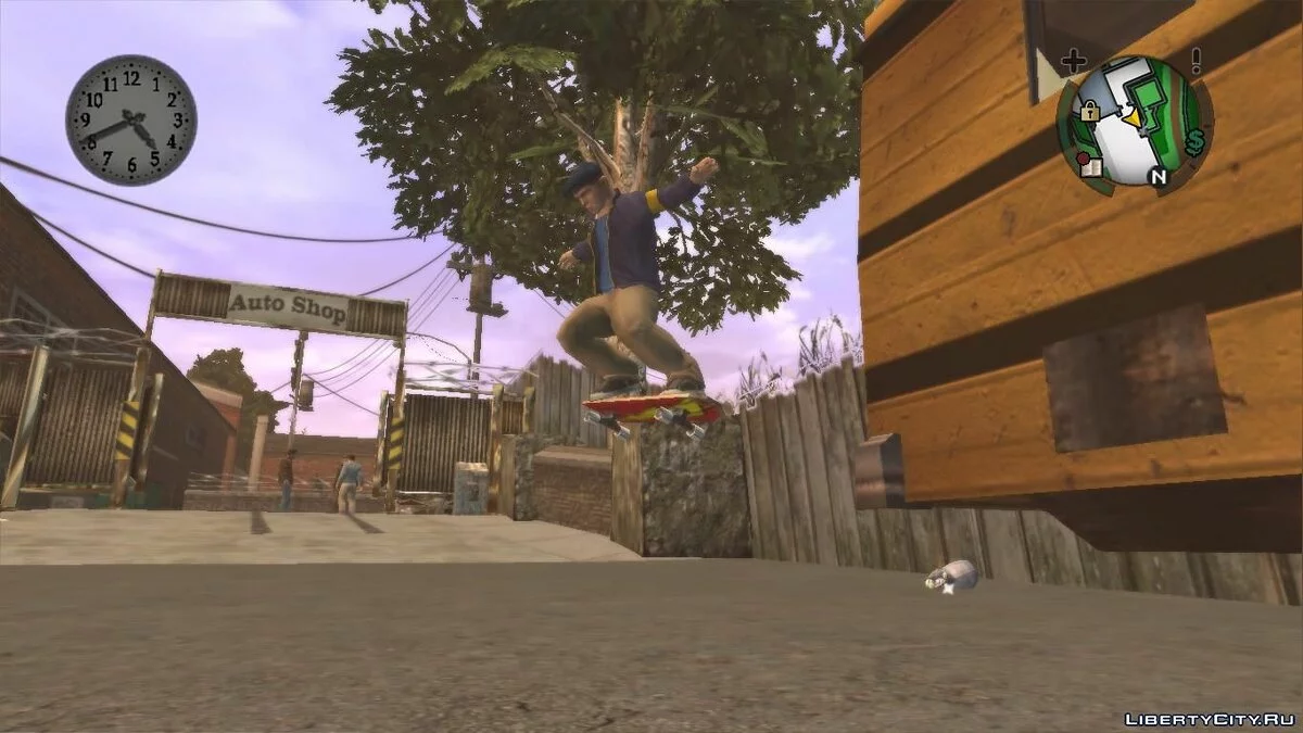 Раскраска скейтборда из первого трейлера/First Bully Trailer's Skateboard / Bully: Scholarship Edition
