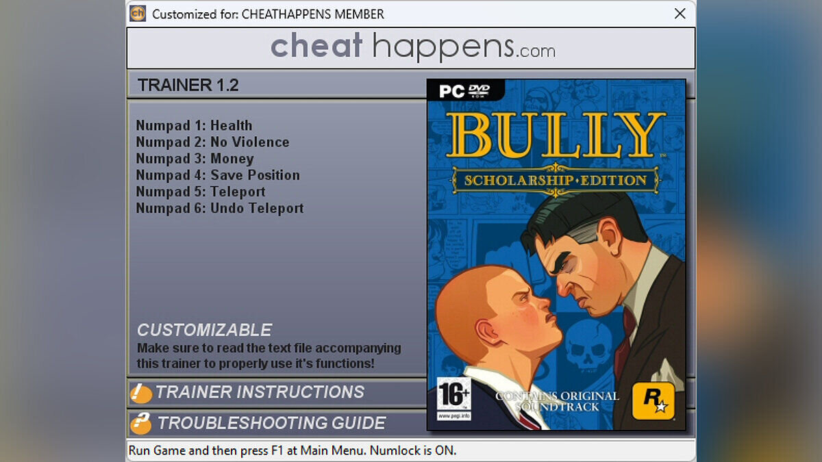 Разное для Bully: Scholarship Edition: 16 разных файлов на Бюллу: Счоларщып  Эдытыон