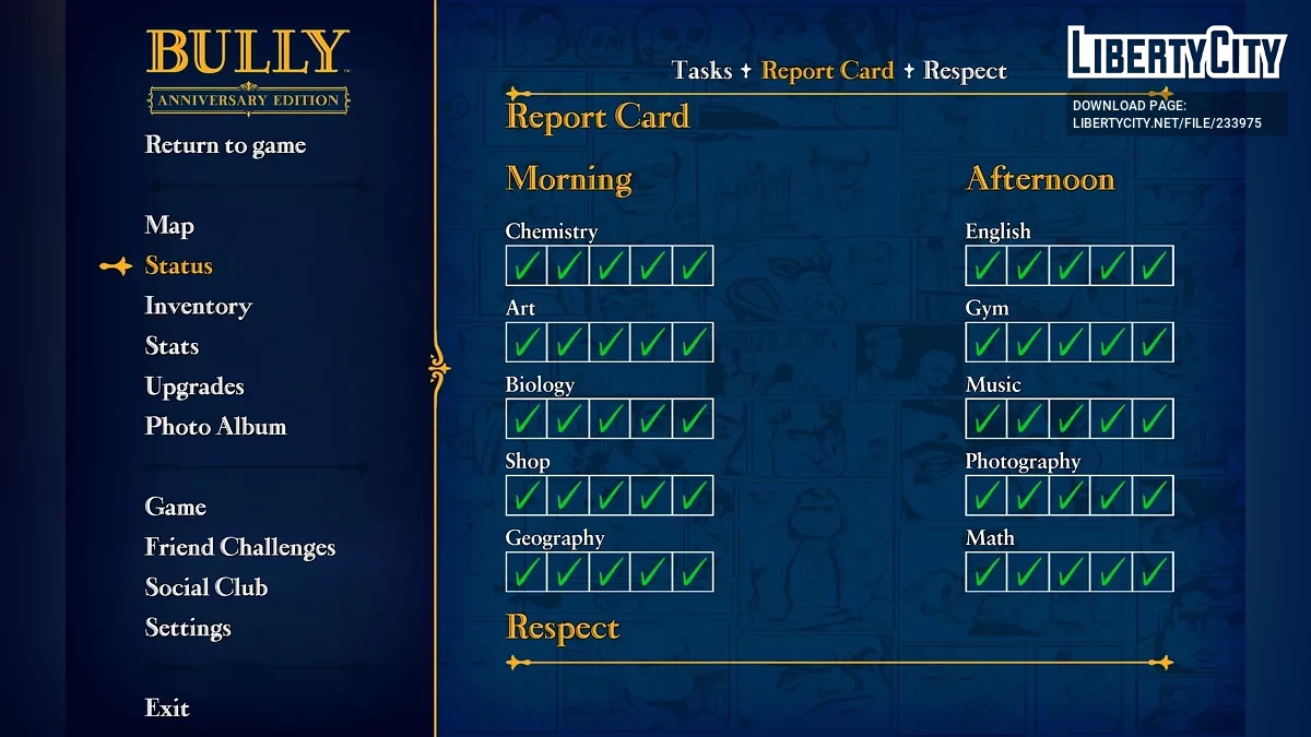 Bully Anniversary Edition 100% Сохранение / Bully: Scholarship Edition