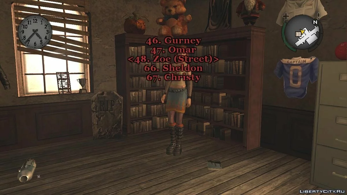 Выбор персонажа/все стили боя - Not another selector v3 / Bully: Scholarship Edition