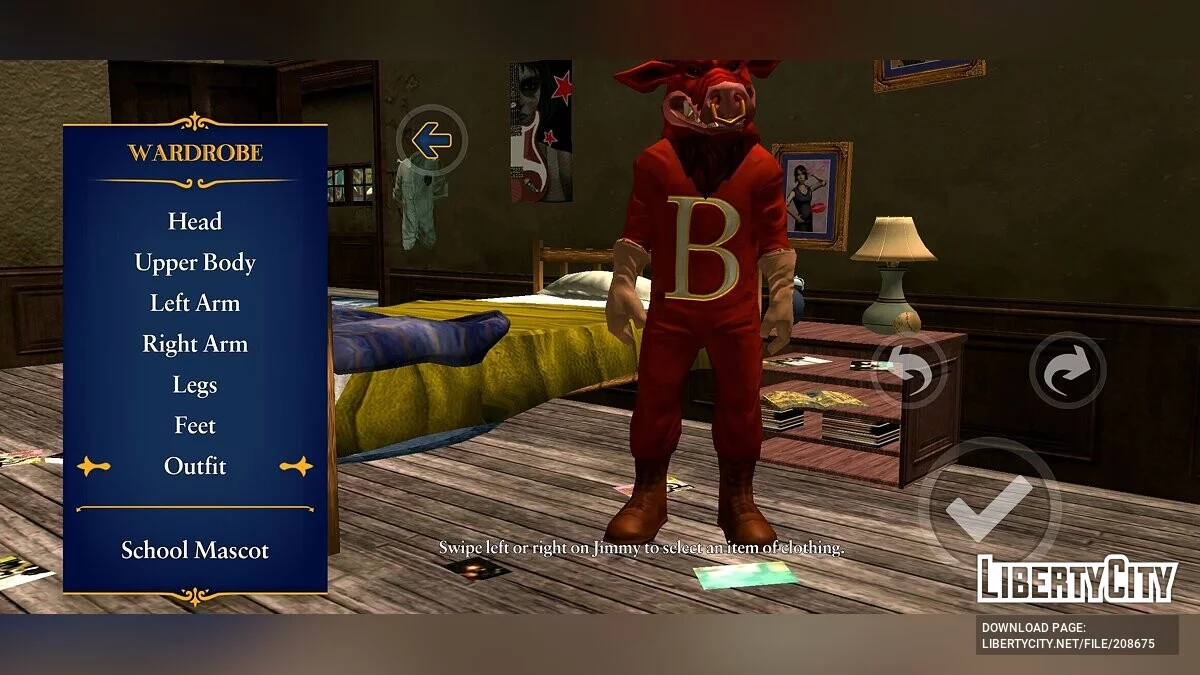 Возможность разблокировать одежду и наряды / Bully: Scholarship Edition