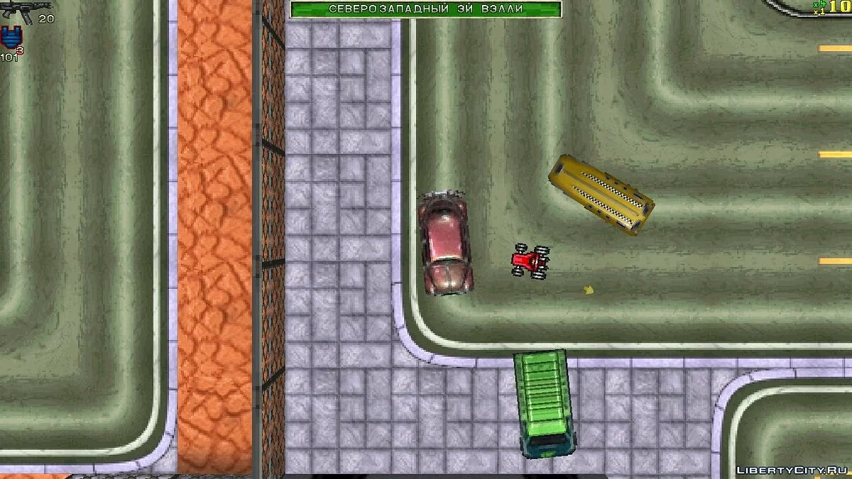KART из MicroMachines (авторская работа) / GTA 1