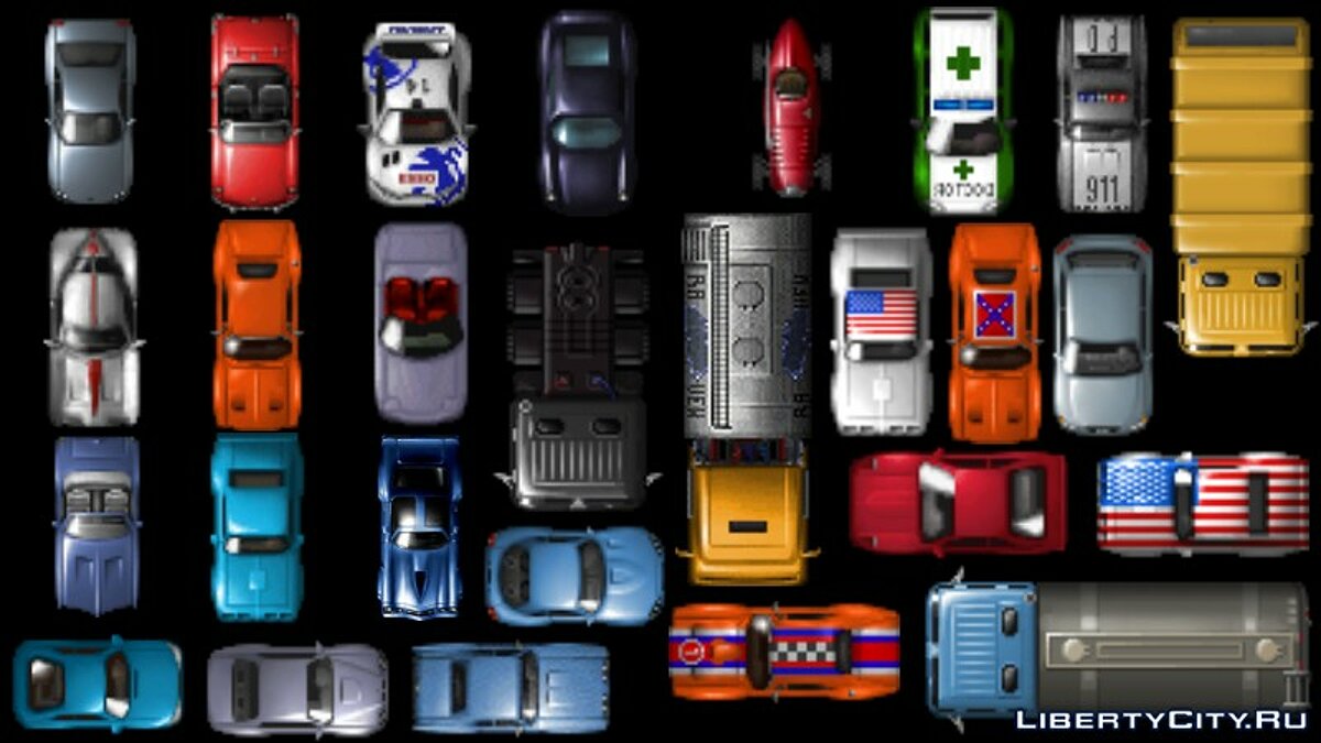 Car pack (240 cars by Gtakreyz) для GTA 1 - Картинка #2