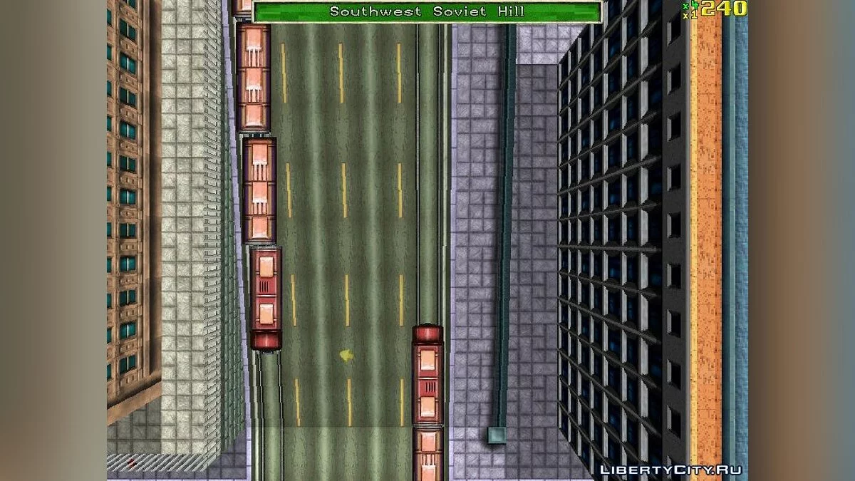 Grand Theft Auto \"San Andreas trams in GTA 1\" / GTA 1