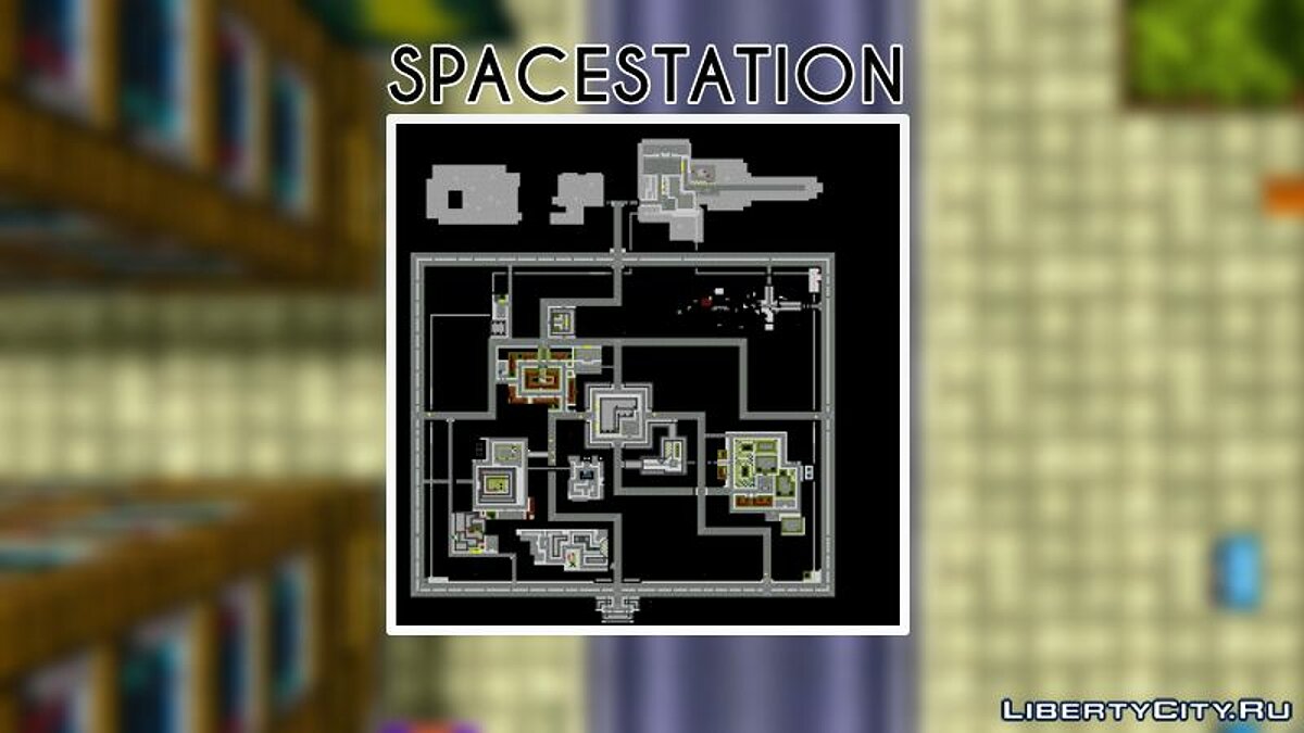 SPACESTATION GTA - Карта для мультиплеера для GTA 1 - Картинка #1