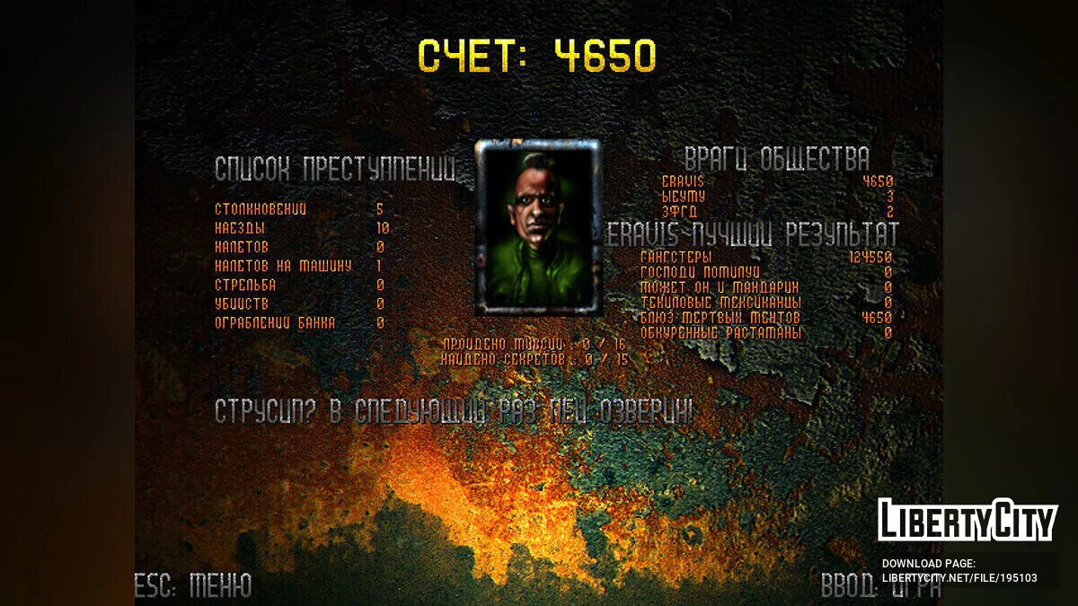 Русификатор + полная русская озвучка для GTA 1 / GTA 1