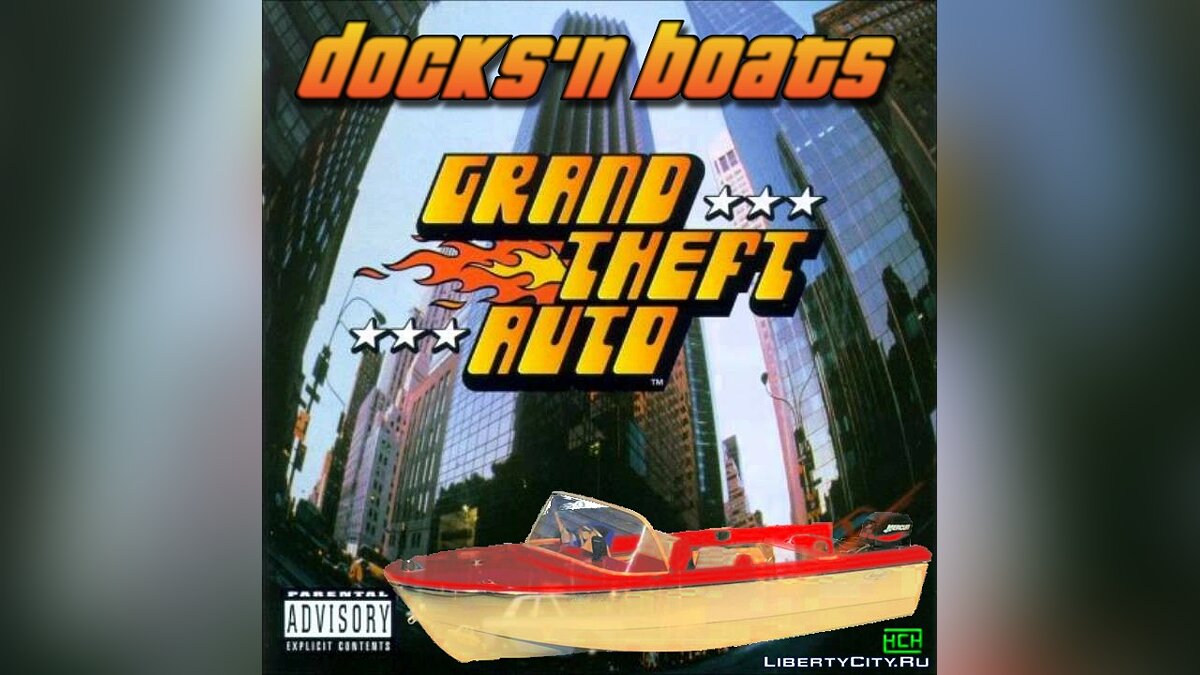 Docks&#x27;n Boats v.2.01 - Мод на лодки для GTA 1 - Картинка #1