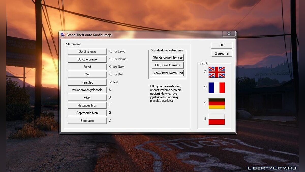 Скачать Polskie tłumaczenie gry GTA1 (Польский перевод игры) для GTA 1