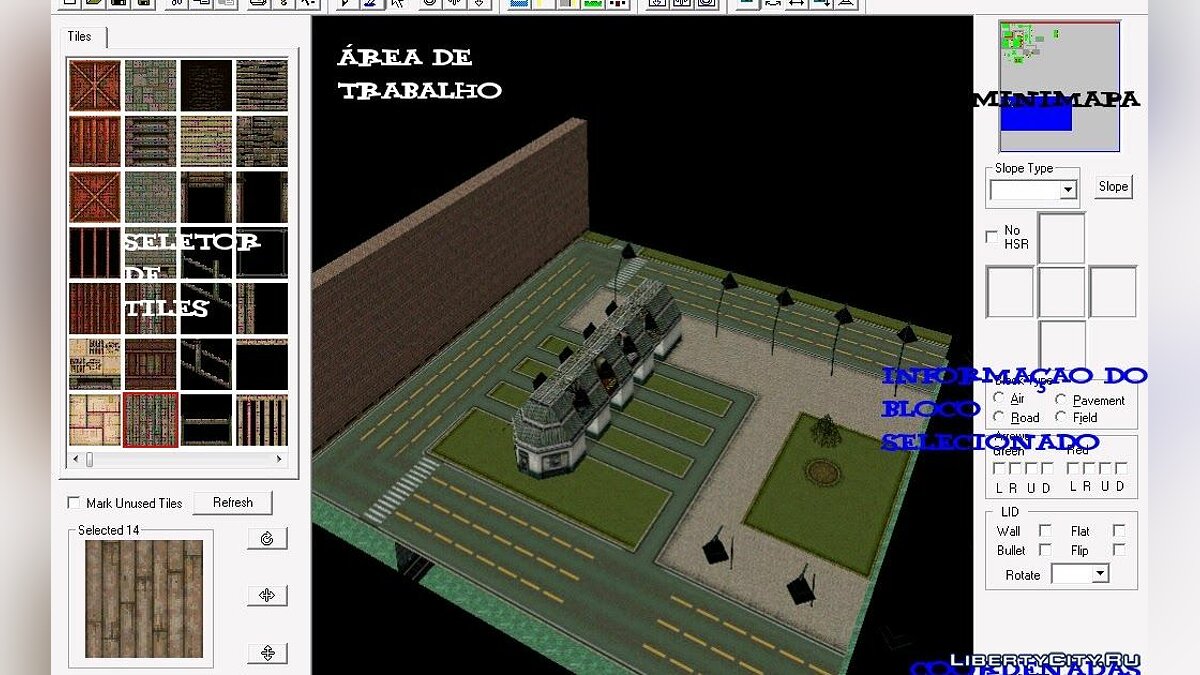 Map editor. GTA Map Editor. GTA 2 Map Editor. GTA 1 Map Editor. ГТА 2 В редакторе карт.