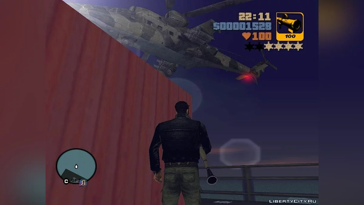 Ми-35М из Сталкера Зов Припяти / GTA 3