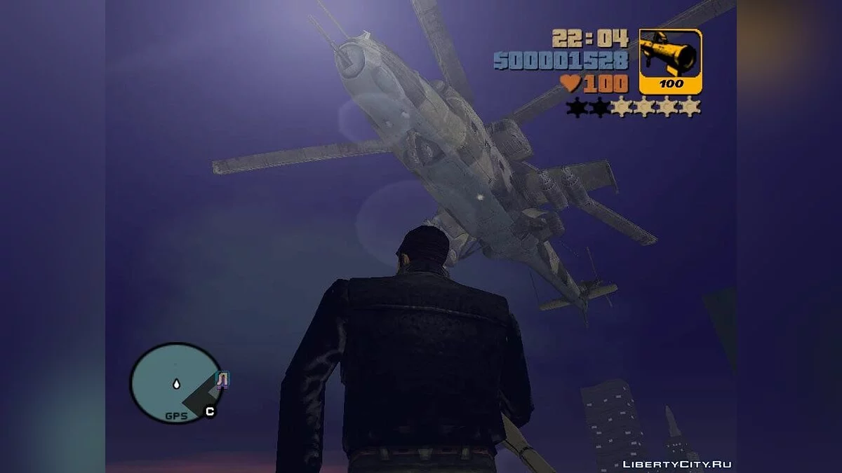 Ми-35М из Сталкера Зов Припяти / GTA 3