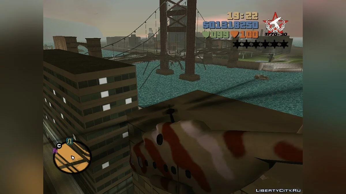 Ми-17 полицейский / GTA 3
