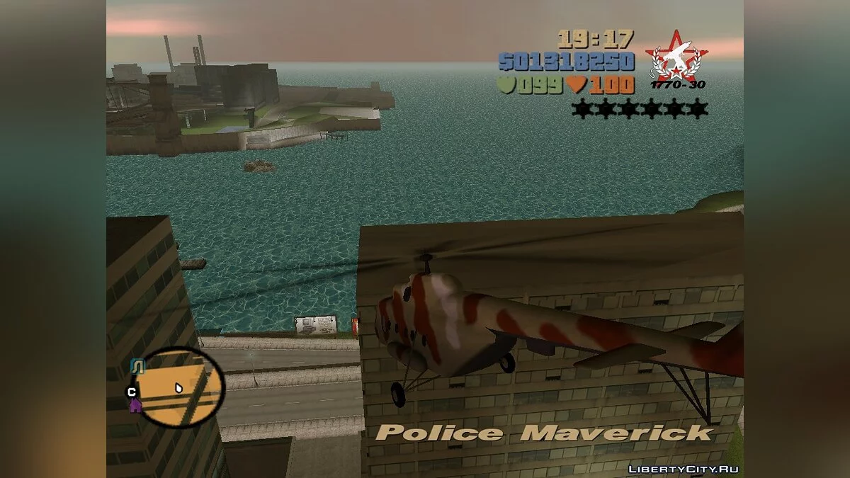 Ми-17 полицейский / GTA 3