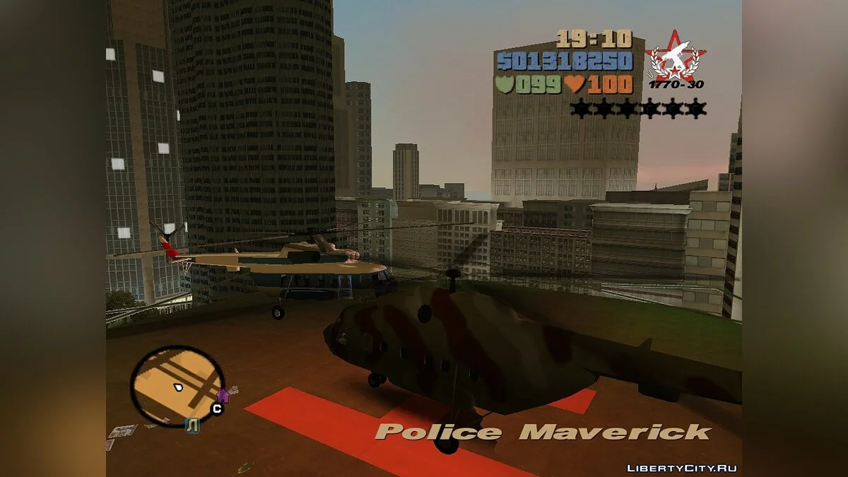 Ми-17 полицейский / GTA 3