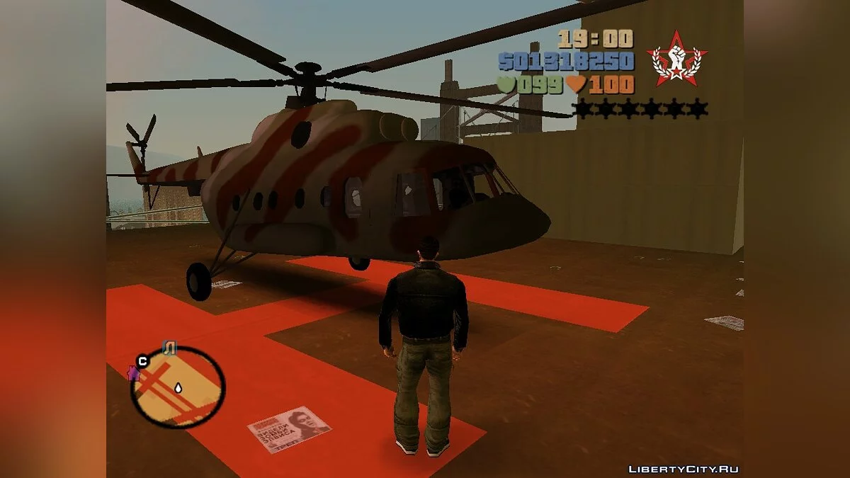 Ми-17 полицейский / GTA 3