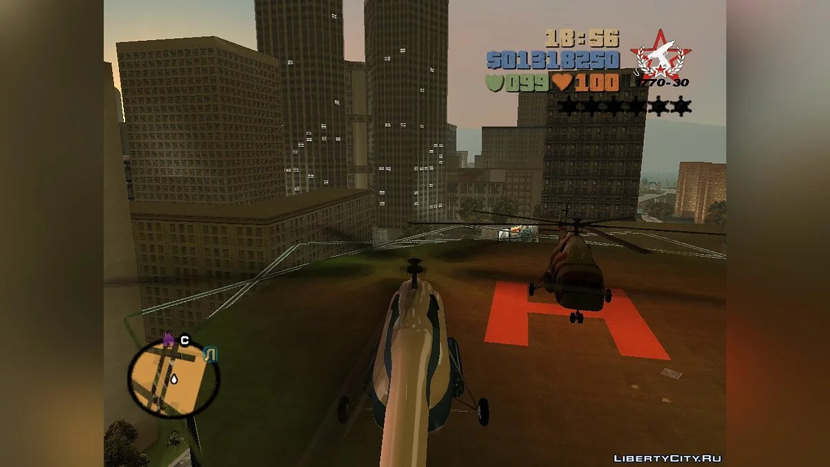 Ми-17 полицейский / GTA 3