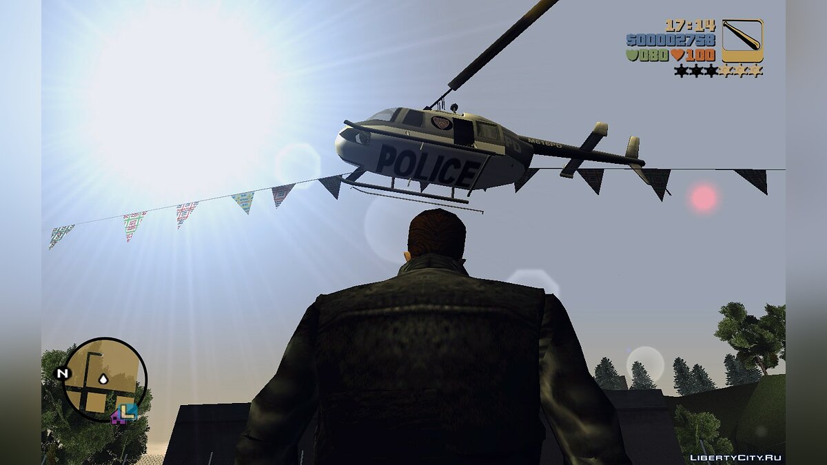 Скачать Новый полицейский вертолет для GTA 3