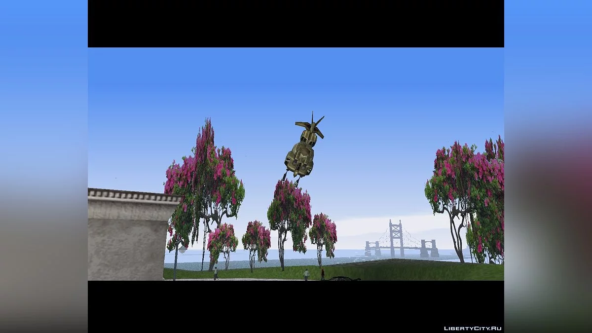 Spaceship escaping Catalina / GTA 3