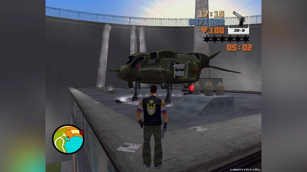 Spaceship escaping Catalina / GTA 3