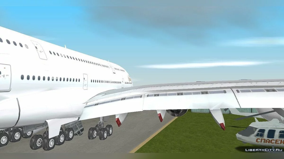 Airbus A380-800 F-WWDD Etihad Titles / GTA 3