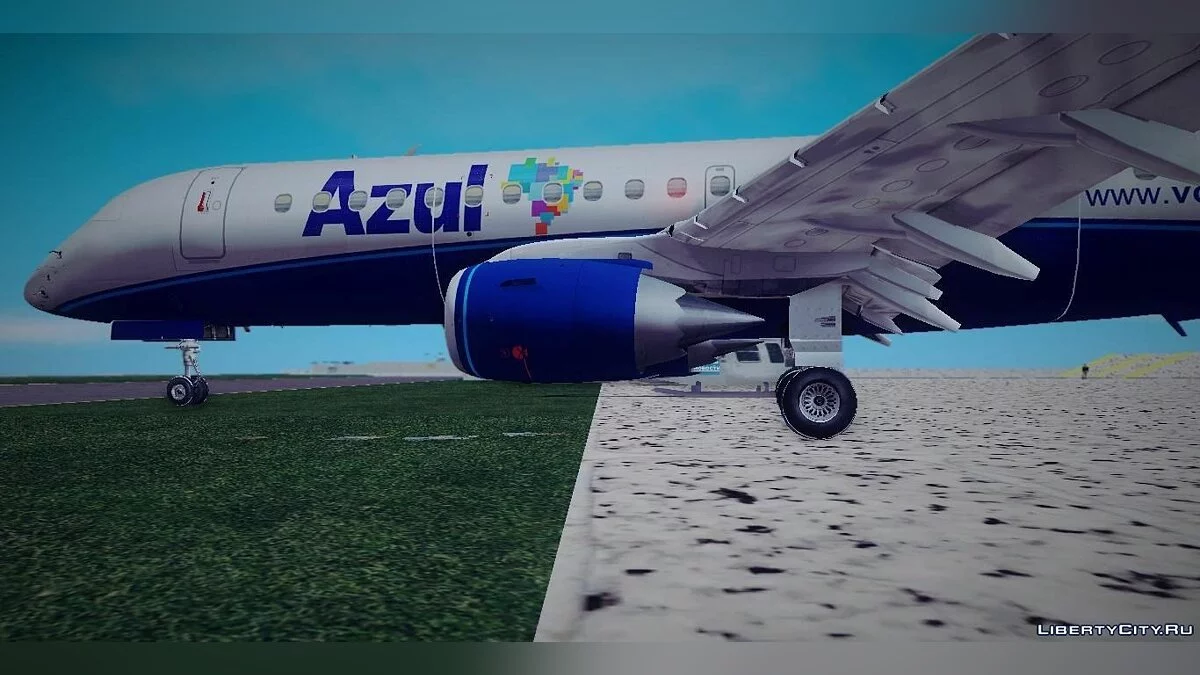 Embraer ERJ-190 Azul Brazilian Airlines (PR-ZUL) / GTA 3