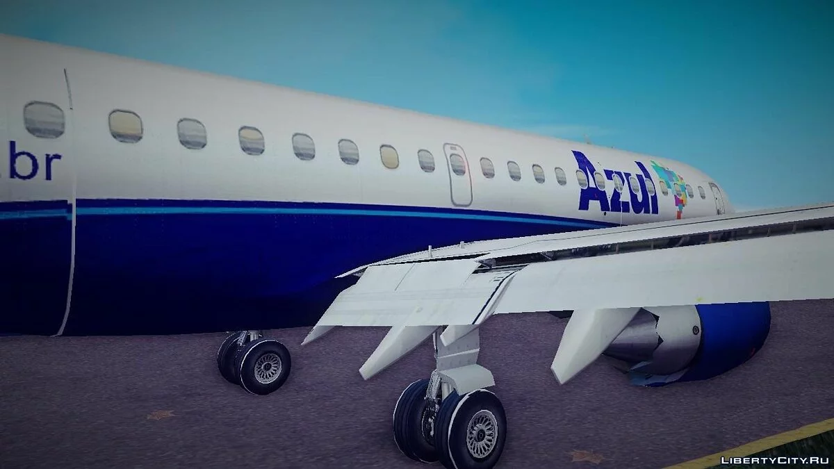 Embraer ERJ-190 Azul Brazilian Airlines (PR-ZUL) / GTA 3