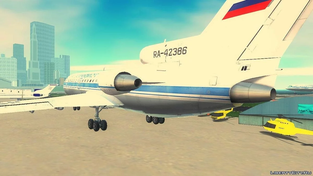 Як-42 Аэрофлот / GTA 3