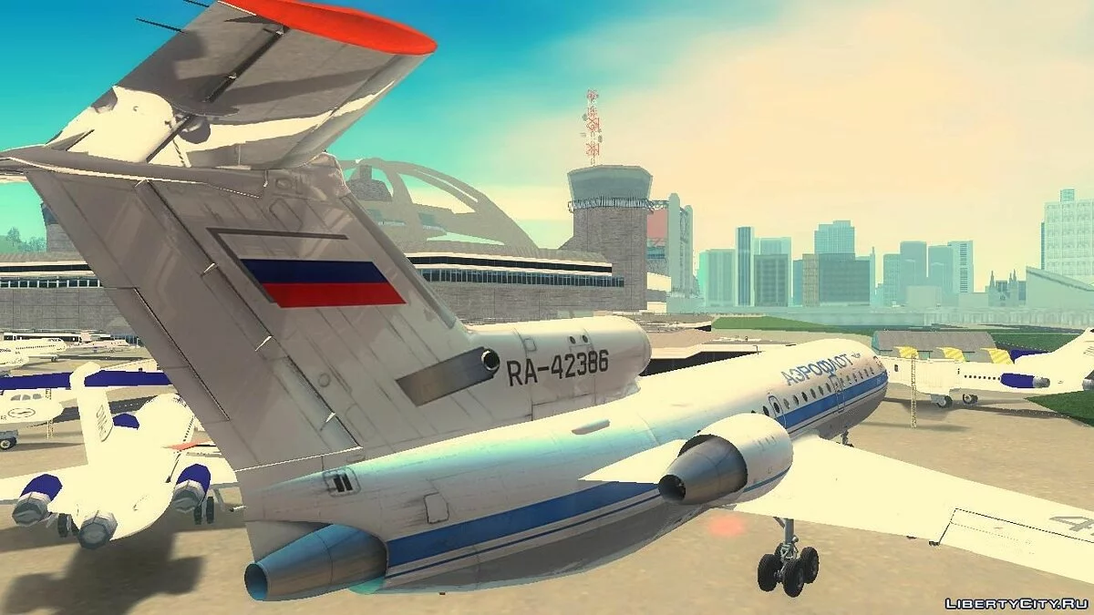 Як-42 Аэрофлот / GTA 3