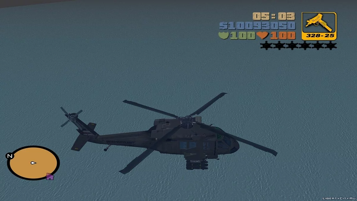Sikorsky UH-60 Black Hawk для мода Aircraft / GTA 3