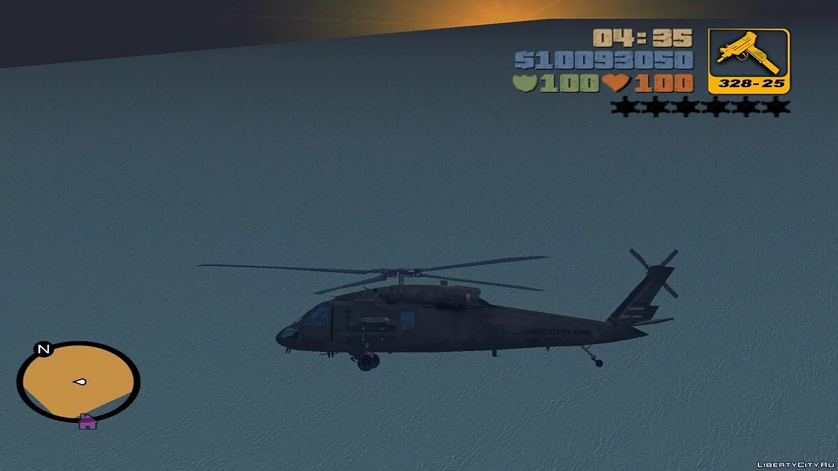 Sikorsky UH-60 Black Hawk для мода Aircraft / GTA 3