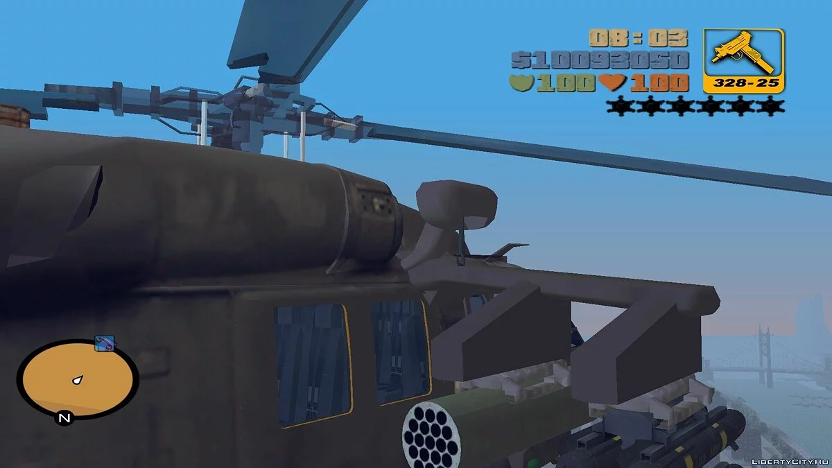 Sikorsky UH-60 Black Hawk для мода Aircraft / GTA 3