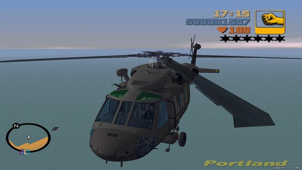 Sikorsky UH-60 Black Hawk для мода Aircraft на замену Huey / GTA 3