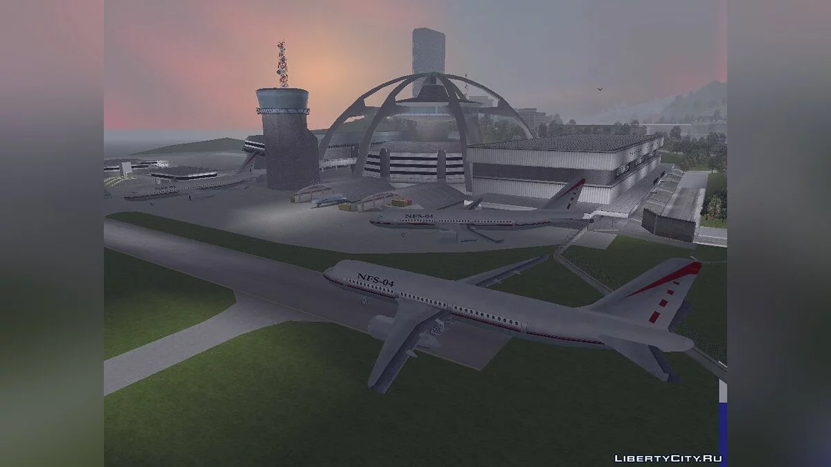 Passenger airplane from NFS Underground 2 / GTA 3