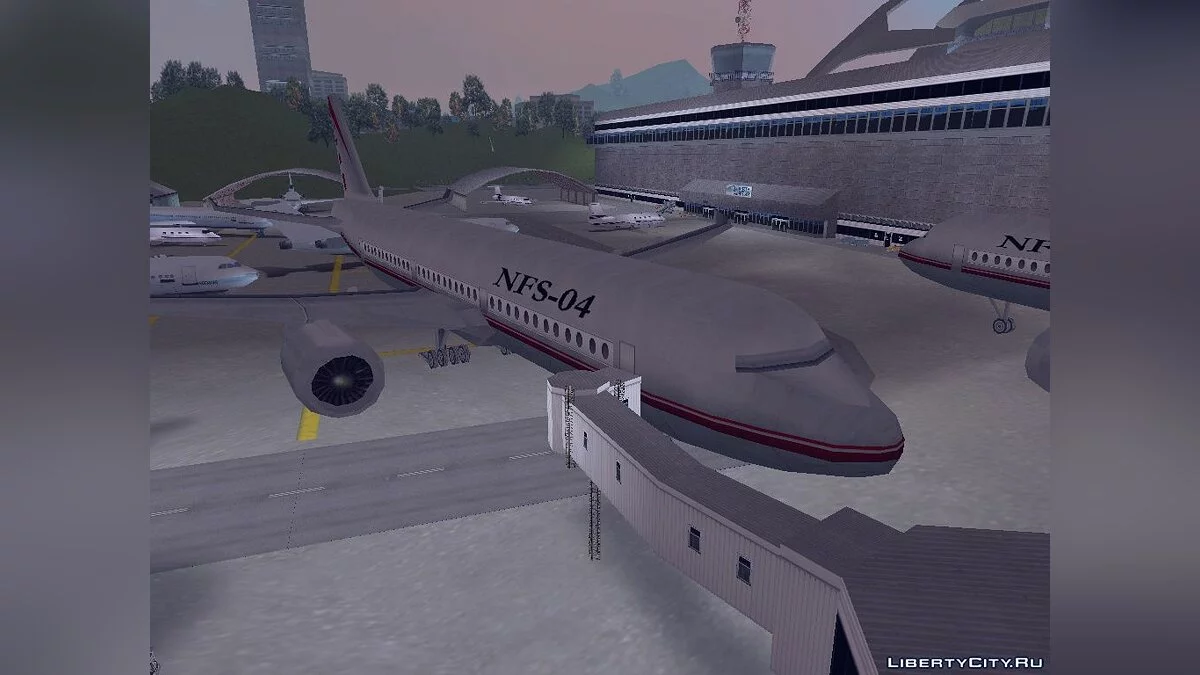 Passenger airplane from NFS Underground 2 / GTA 3