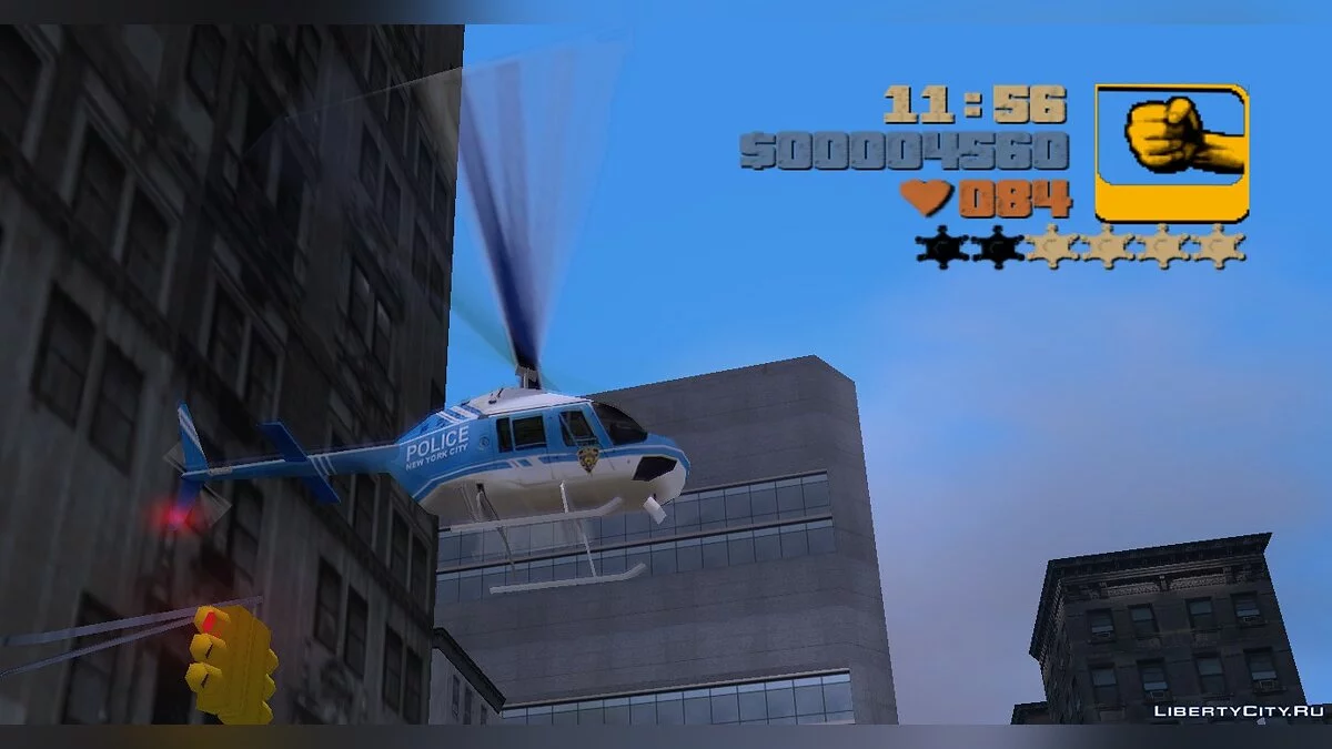 Вертолет из Max Payne для GTA III / GTA 3