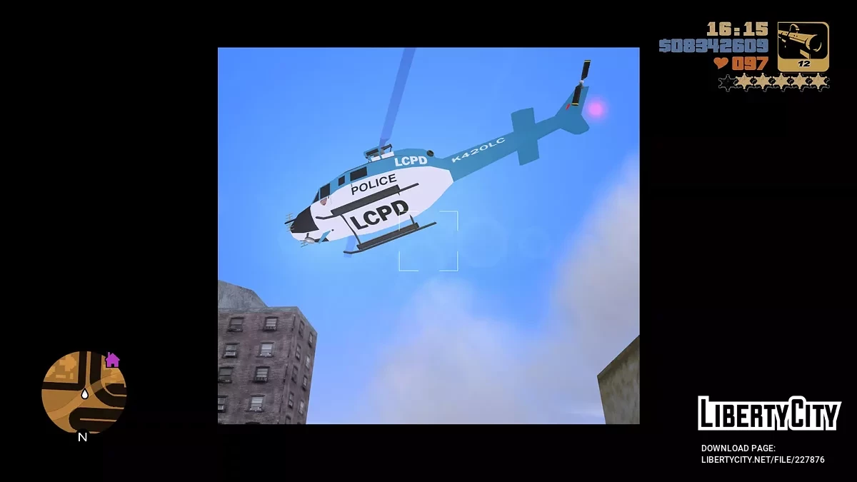 Armadillo LCPD Heli NPC / GTA 3