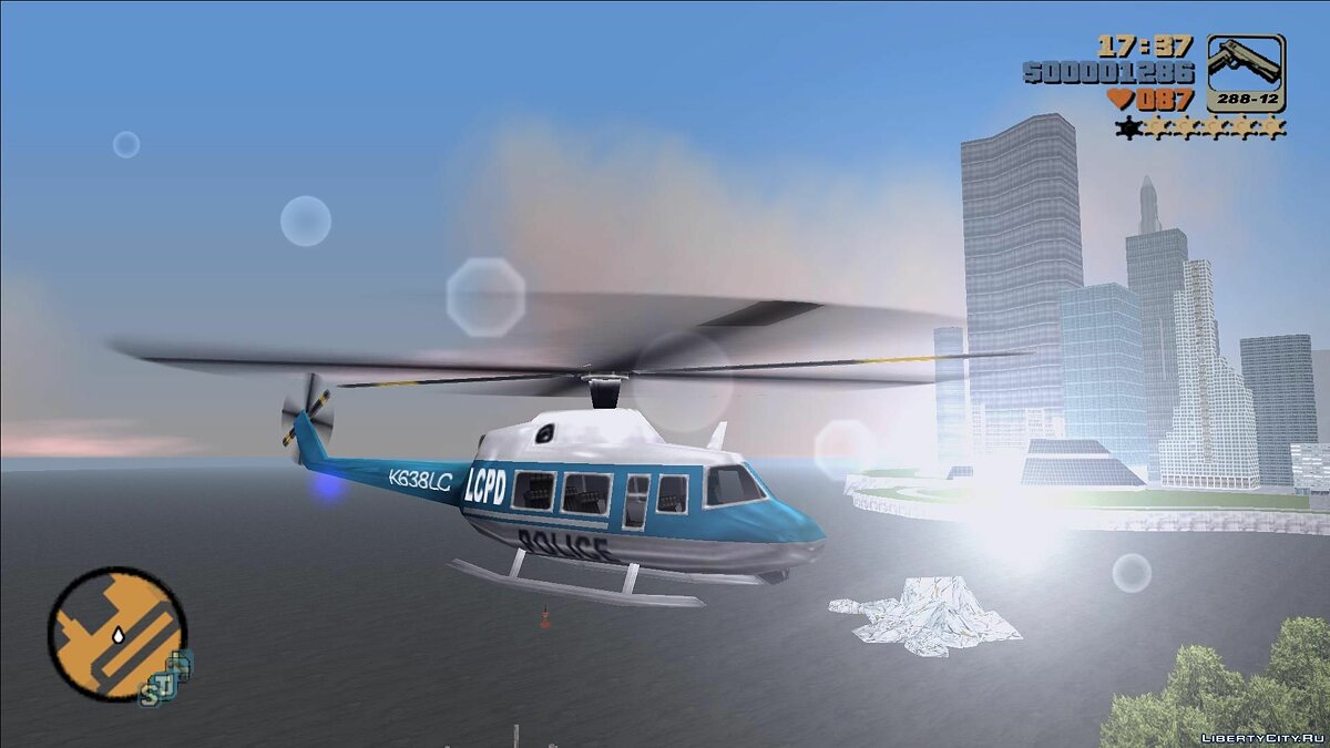 Стандартные вертолеты с интерьером для GTA 3 - Картинка #6