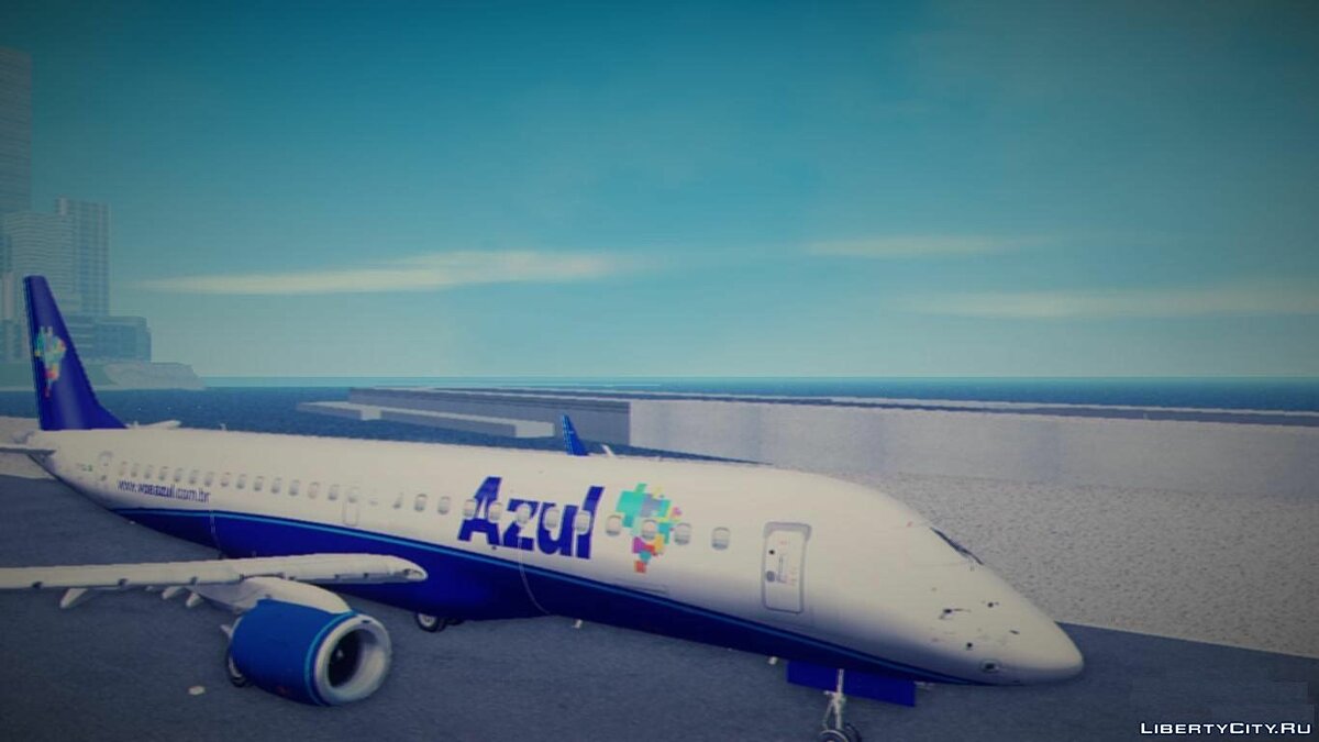Embraer ERJ-190 Azul Brazilian Airlines (PR-ZUL) for GTA 3 - Картинка #2