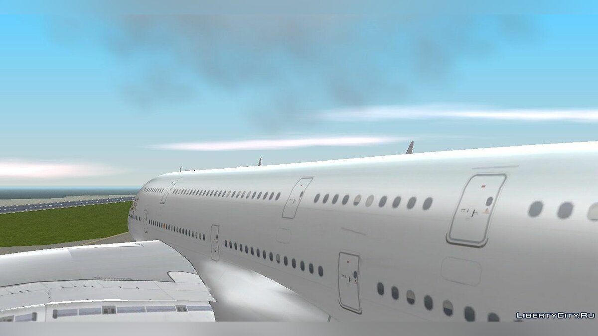 Airbus A380-800 F-WWDD Etihad Titles для GTA 3 - Картинка #2