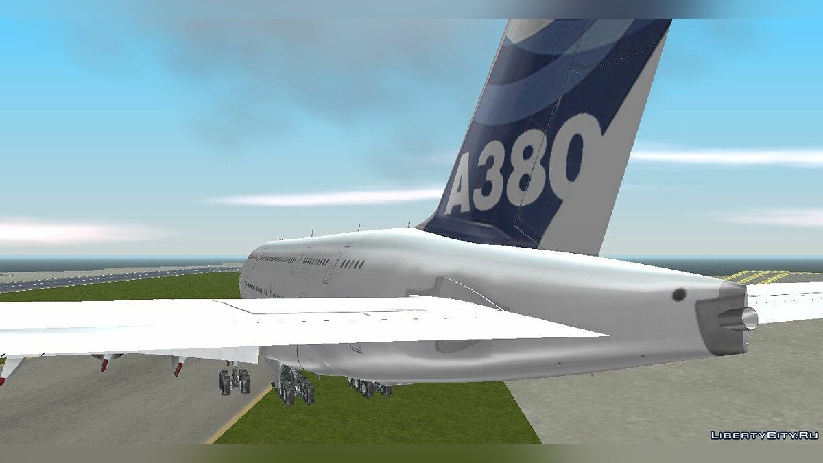 Airbus A380-800 F-WWDD Etihad Titles для GTA 3 - Картинка #6