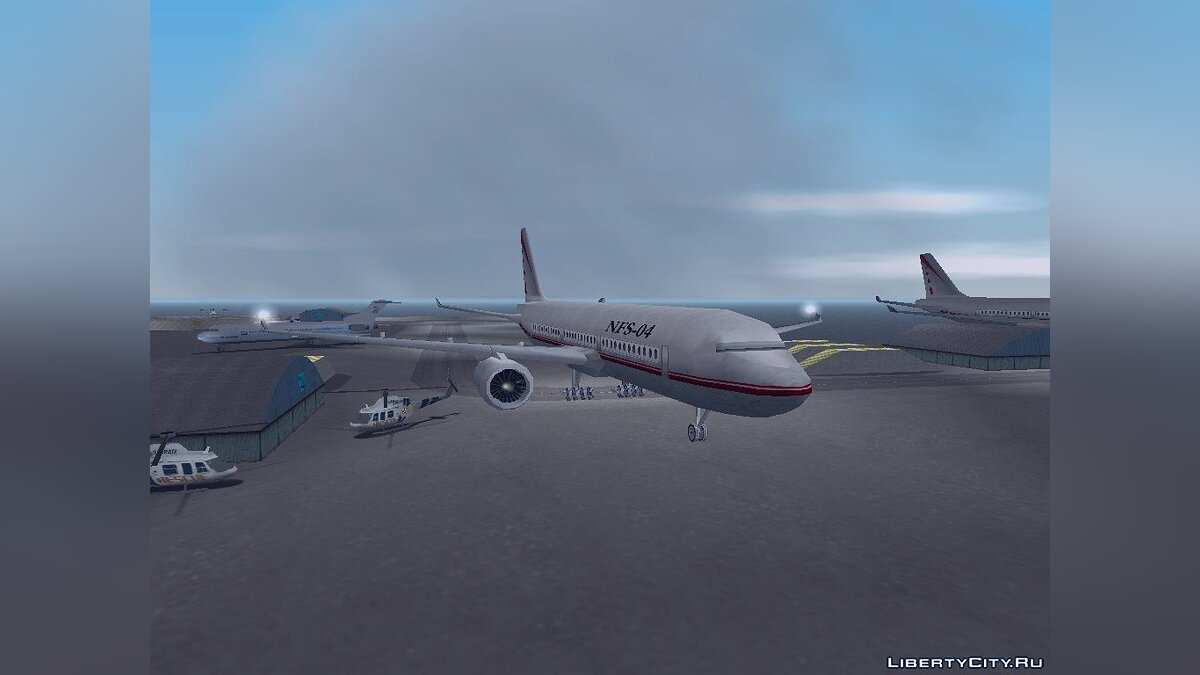 Passenger airplane from NFS Underground 2 для GTA 3 - Картинка #7