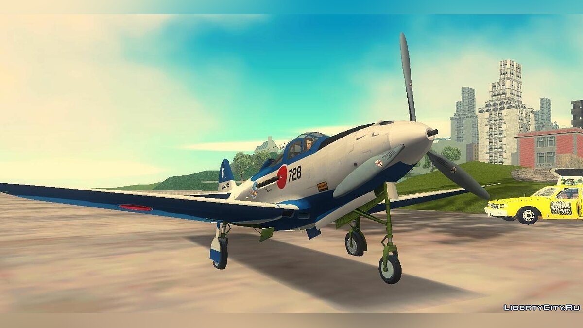 P-39N Airacobra JASDF Blue Impulse for GTA 3 - Картинка #1