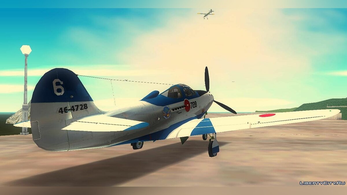 P-39N Airacobra JASDF Blue Impulse for GTA 3 - Картинка #3